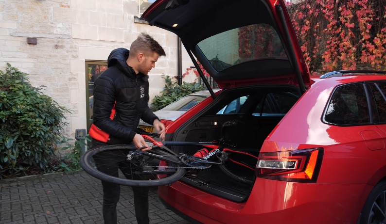 Store The Bike On The Backseat Of Your Car